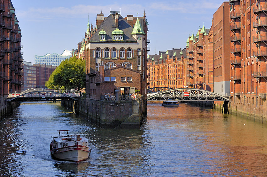 In der Speicherstadt