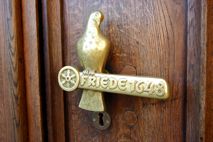 Die Rathaustür in Osnabrück