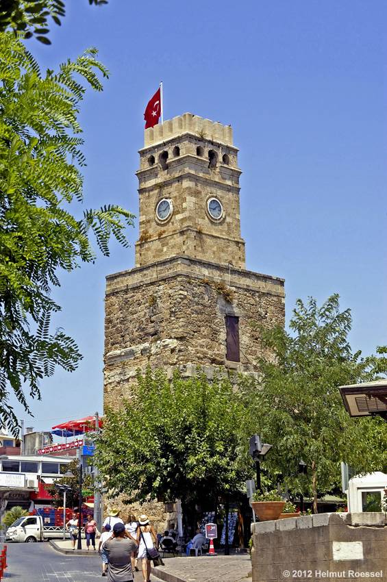 Alter Uhrenturm in Antalya