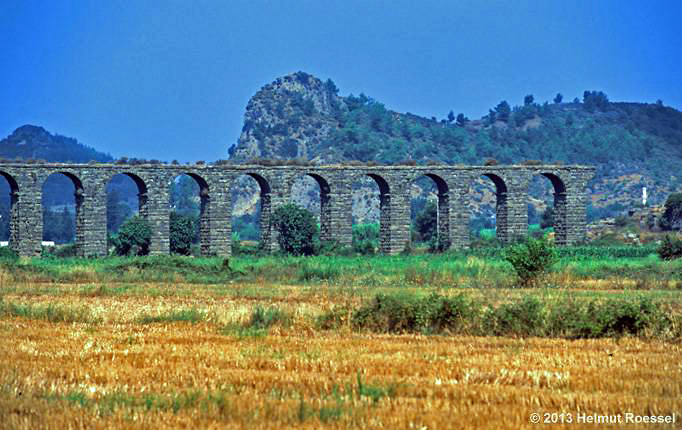 Das römische Äquadukt von Aspendos